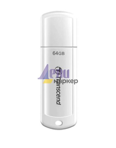 Памет Transcend 64GB, USB3.1, Pen Drive, Classic, White