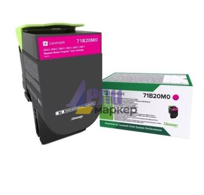 Консуматив Lexmark 71B20M0 CS/CX317, 417, 517 Magenta Return Programme 2.3K Toner Cartridge