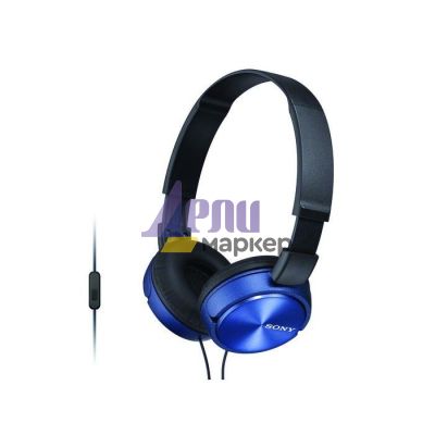 Слушалки Sony Headset MDR-ZX310AP blue