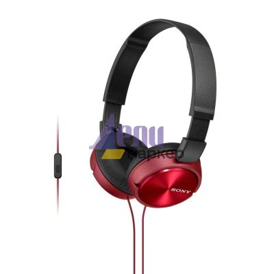 Слушалки Sony Headset MDR-ZX310AP red