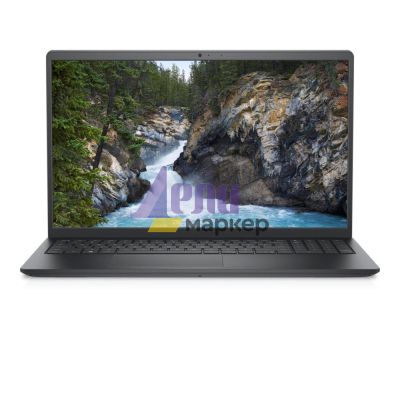 Лаптоп Dell Vostro 3510, Intel Core i5-1135G7 (8MB Cache, up to 4.2 GHz), 15.6" FHD (1920x1080) WVA AG, HD Cam, 8GB, 3200MHz DDR4, 512GB M.2 PCIe NVMe SSD, Intel UHD, 802.11ac, BT, BG KB, Ubuntu, Black, 3Y Pro S