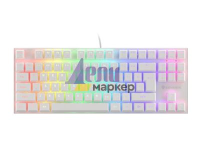 Клавиатура Genesis Gaming Keyboard Thor 303 TKL White RGB Backlight US Layout Brown Switch