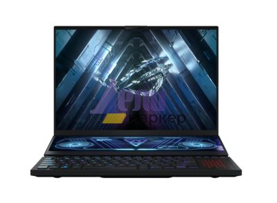 Лаптоп Asus ROG Zephyrus Duo 16 GX650PZ-NM014X,AMD Ryzen 9 7945HX  (16-core/32-thread, 64MB L3 cache, up to 5.4 GHz max boost), 16"WQXGA (2560 x 1600,16:10)165Hz, 32GB DDR5 4800Mhz(2*16),PCIE NVME 1TB M.2 SSD, RTX 4080 12GB GDDR6,WiFi 6e,RGB Kbd, Windows