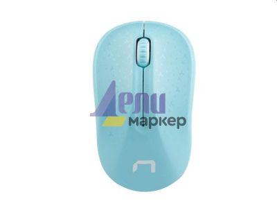 Мишка Natec Mouse Toucan Wireless 1600 DPI Optical Blue-White