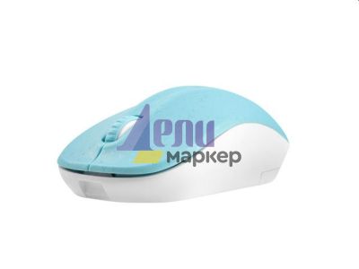 Мишка Natec Mouse Toucan Wireless 1600 DPI Optical Blue-White