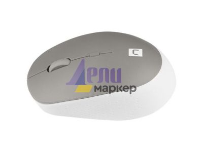 Мишка Natec Mouse Harrier 2, 1600 DPI Bluetooth 5.1 White-Grey