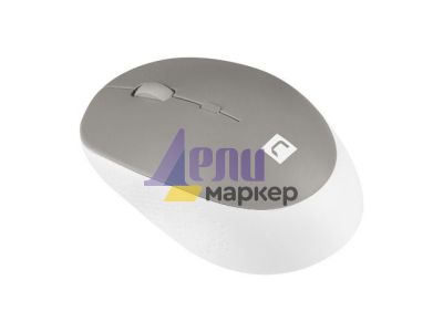 Мишка Natec Mouse Harrier 2, 1600 DPI Bluetooth 5.1 White-Grey