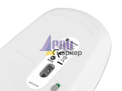 Мишка Natec Mouse Harrier 2, 1600 DPI Bluetooth 5.1 White-Grey