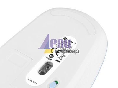 Мишка Natec Mouse Harrier 2, 1600 DPI Bluetooth 5.1 White-Blue