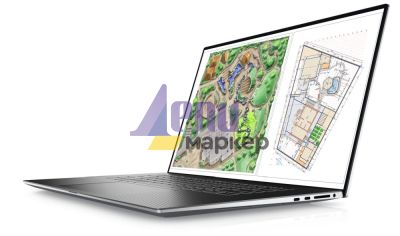 Лаптоп Dell Precision 5770, Intel Core i9-12900H vPro (24 MB cache, 2.50 GHz to 5.00 GHz), 17" UHD+ Touch, (3840x2400) 100% Srgb, IR Cam, 32 GB, 2x16 GB, DDR5, 4800Mhz, 1TB PCIe x4 NVMe SSD, NVIDIA RTX A3000 12 GB DDR6, Wifi 6E+BT, Win 10 Pro, 3Y