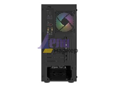 Кутия за компютър Fury PC Case Shobo SH4 RGB Midi Tower, Window, Black