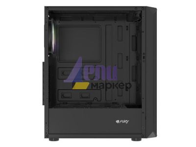 Кутия за компютър Fury PC Case Shobo SH4 RGB Midi Tower, Window, Black