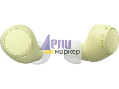 Слушалки Sony Headset WF-C510, yellow