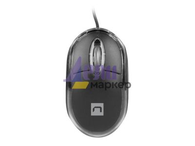 Мишка Natec Mouse Vireo 2 1000 DPI, Optical, Black