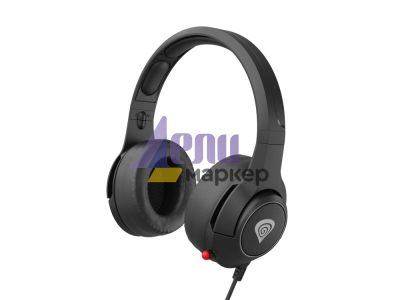 Слушалки Genesis Headset Argon 600 With Microphone Adapter Black