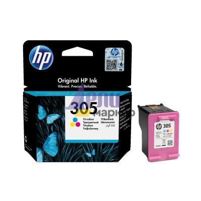 Консуматив HP 305 Tri-color Original Ink Cartridge