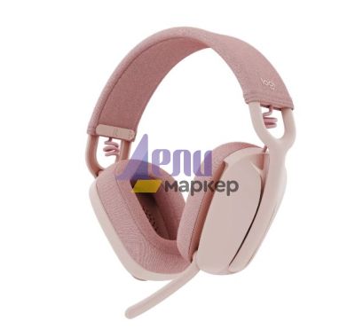 Слушалки Logitech Zone Vibe 100 wireless headphones-ROSE M/N:A00167-BT-N/A-EMEA-914-STANDALONE