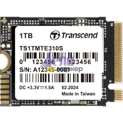 Твърд диск Transcend 1TB, M.2 2230, PCIe Gen4x4, NVMe, 3D TLC, DRAM-less