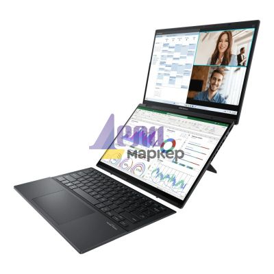 Лаптоп Asus ZenBook Duo 14 UX8406MA-PZ058X, Screen Pad Plus, Intel Ultra 9 185H 2.3 GHz (24MB Cache, up to 5.1 GHz) 14