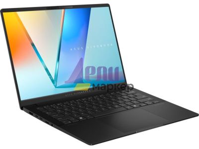 Лаптоп Asus Vivobook S S5406SA-QD053W, INTEL LNL Ultra 5 16GB, 14" OLED  WUXGA(WU) (1920X1200)16:10,16GB LPDDR5X ( on BD),512 GB SSD,Backlit Chiclet Keyboard 1-Zone RGB with Num-key, Windows 11, Black+Backpack