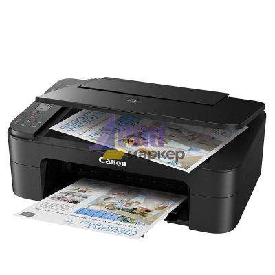 Мастилоструйно многофункционално устройство Canon PIXMA TS3350 All-In-One, Black + Canon Photo Cube and Frame + PP-201 5x5” Photo Paper Plus Glossy II (40 sheets) - Creative Pack, Blue