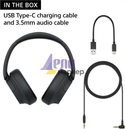 Слушалки Sony Headset WH-CH720N, black