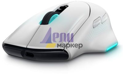 Мишка Dell Alienware Wireless Gaming Mouse - AW620M (Lunar Light)