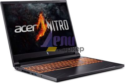 Лаптоп Acer Nitro 5, ANV16-71-71N0, Intel Core i7-14650HX (up to 5.2GHz, 30MB), 16" FHD IPS up to 165Hz SlimBezel, 16GB DDR5(1 slot free), 1024GB PCIe NVMe SSD, GeForce RTX 4060 8GB GDDR6, Wi-Fi 6 AX201+BT5.1, Killer E2650, HD Cam, KB Backlight, No OS, Bl