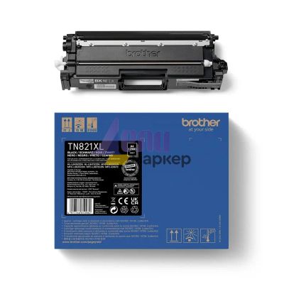 Консуматив Brother TN-821XLBK Black Toner Cartridge High Yield