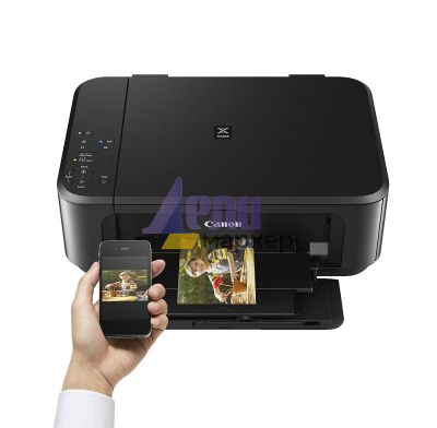 Мастилоструйно многофункционално устройство Canon PIXMA MG3650S All-In-One, Black + Canon Photo Cube and Frame + PP-201 5x5” Photo Paper Plus Glossy II (40 sheets) - Creative Pack, Pink