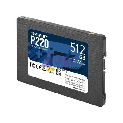 Твърд диск Patriot P220 512GB SATA3 2.5