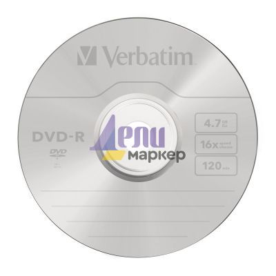 Медия Verbatim DVD-R AZO 4.7GB 16X MATT SILVER SURFACE (10 PACK)