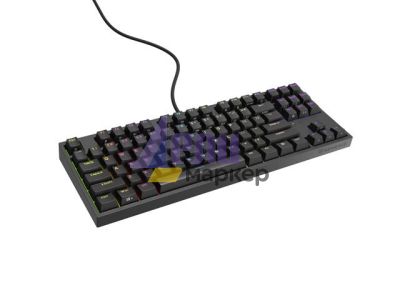 Клавиатура Genesis Gaming Keyboard Thor 404 TKL Black RGB Backlight US Layout Yellow Switch