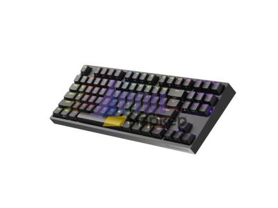 Клавиатура Genesis Gaming Keyboard Thor 404 TKL Black RGB Backlight US Layout Yellow Switch