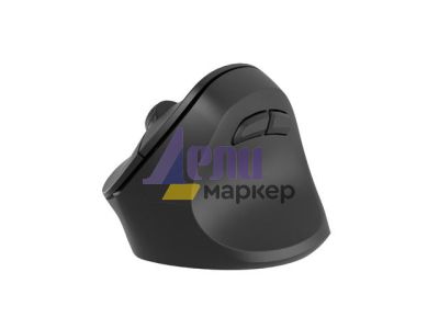 Мишка Natec Vertical Mouse Crake 2  BLUETOOTH 5.2 + 2.4GHZ BLACK 2400dpi, Right handed, black