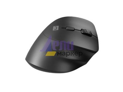 Мишка Natec Vertical Mouse Crake 2  BLUETOOTH 5.2 + 2.4GHZ BLACK 2400dpi, Right handed, black