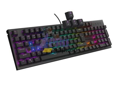 Клавиатура Genesis Mechanical Gaming Keyboard Thor 303 RGB Backlight Brown Switch US Layout Black