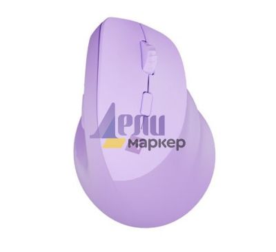 Мишка Natec Vertical Mouse Crake 2 Wireless, 2400DPI Bluetooth 5.2 + 2.4 GHz Pure Lavender