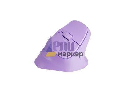 Мишка Natec Vertical Mouse Crake 2 Wireless, 2400DPI Bluetooth 5.2 + 2.4 GHz Pure Lavender