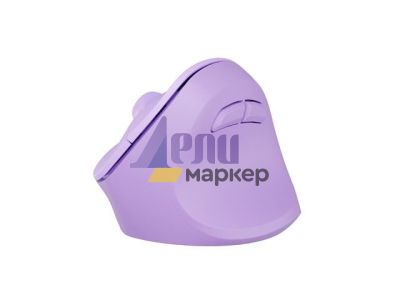 Мишка Natec Vertical Mouse Crake 2 Wireless, 2400DPI Bluetooth 5.2 + 2.4 GHz Pure Lavender