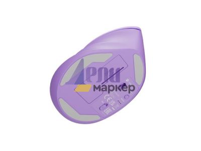 Мишка Natec Vertical Mouse Crake 2 Wireless, 2400DPI Bluetooth 5.2 + 2.4 GHz Pure Lavender