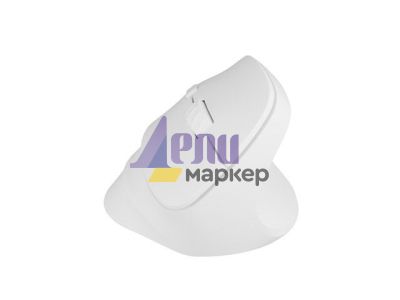 Мишка Natec Vertical Mouse Crake 2 Wireless, 2400DPI Bluetooth 5.2 + 2.4 GHz White