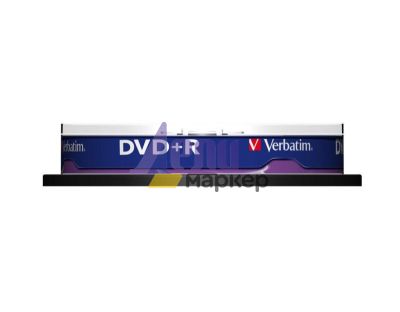 Медия Verbatim DVD+R AZO 4.7GB 16X MATT SILVER SURFACE (10 PACK)