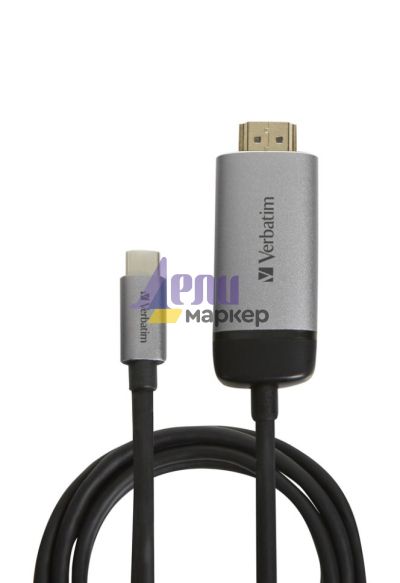 Адаптер Verbatim USB-C to HDMI Adapter - USB 3.1 Gen 1/HDMI 1.5m Cable