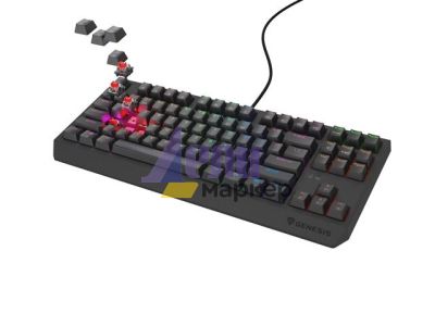 Клавиатура Genesis Gaming Keyboard Thor 230 TKL Lite US Rainbow Mechanical Outemu Red Black Hot Swap