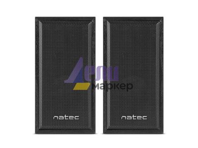 Тонколони Natec Speakers Panther 6W RMS 2.0 USB Black