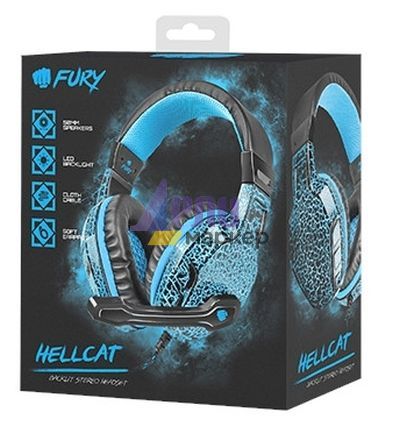 Слушалки Fury Gaming headset, Hellcat