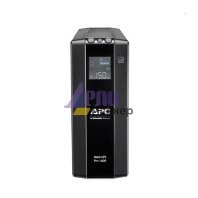 Непрекъсваем ТЗИ APC Back UPS Pro BR 1600VA, 8 Outlets, AVR, LCD Interface + APC Essential SurgeArrest 1 Outlet 230V, 2 Port USB Charger, Germany