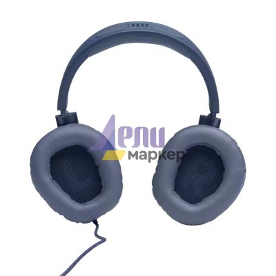 Слушалки JBL QUANTUM 100 BLU Wired over-ear gaming headset with a detachable mic