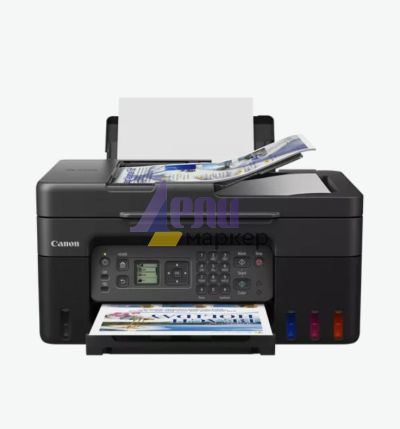 Мастилоструйно многофункционално устройство Canon PIXMA G4470 All-In-One, Black + Canon Photo Cube and Frame + PP-201 5x5” Photo Paper Plus Glossy II (40 sheets) - Creative Pack, Orange